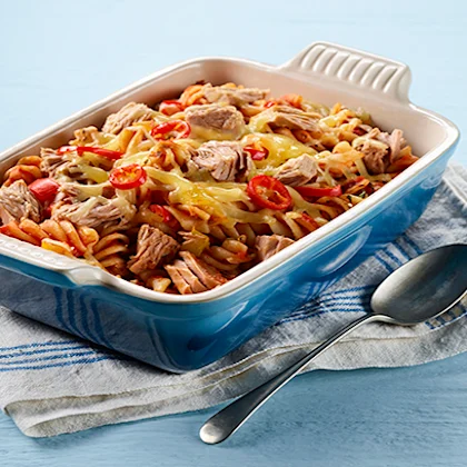 Chilli Tuna Pasta Bake