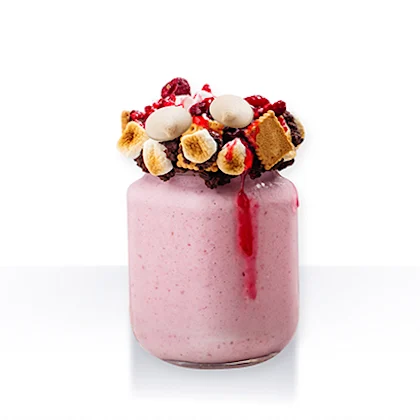 Frijj Strawberry Meringue Freak Shake