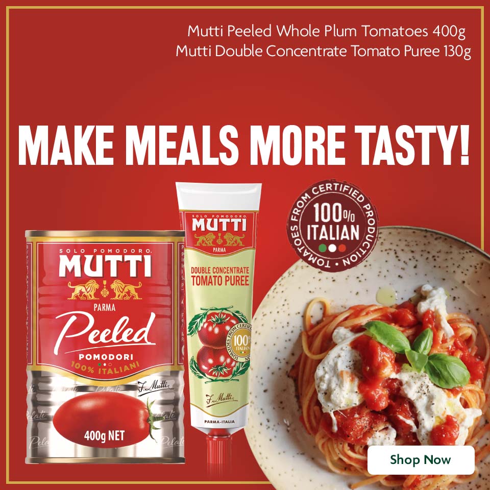 Mutti Promotional Banner