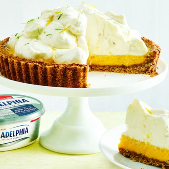 Philadelphia and Coconut Citrus Tart