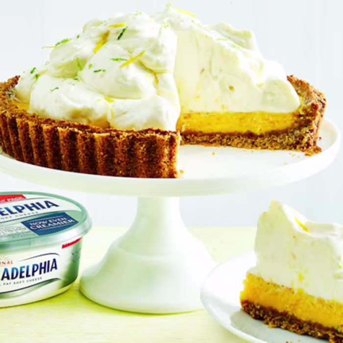 Philadelphia and Coconut Citrus Tart