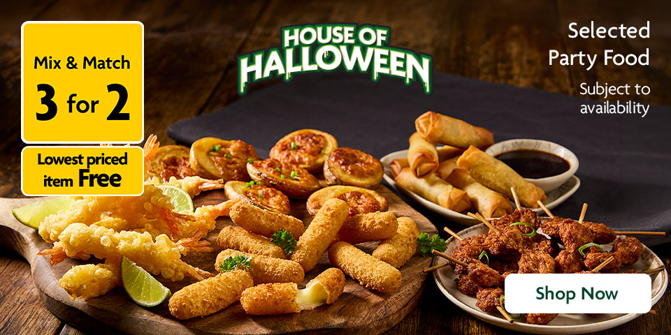 3 for 2 Party Food