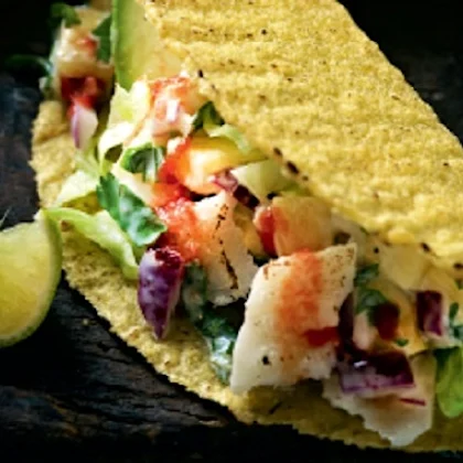 Eat in the Hand Fish Tacos