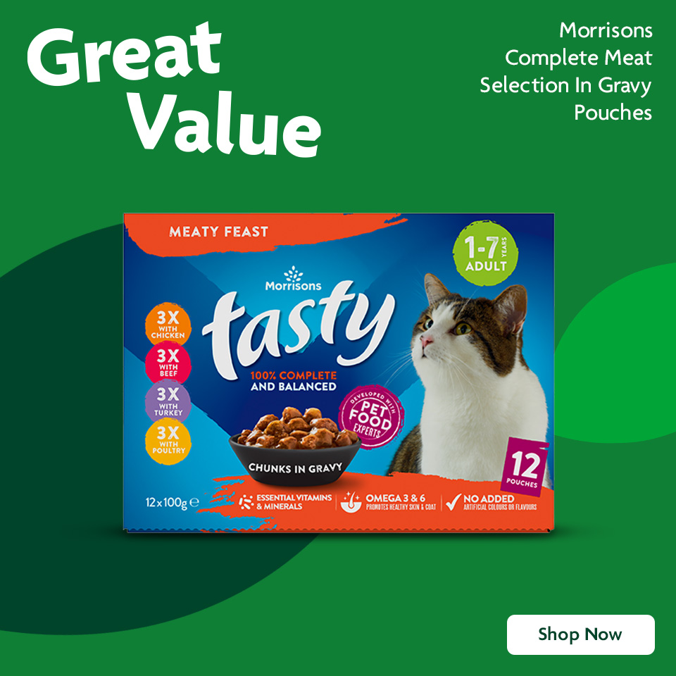 Morrisons Pet Food Promotional Banner
