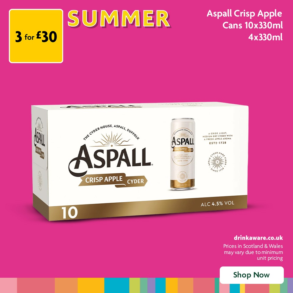 Aspall promotional Banner 