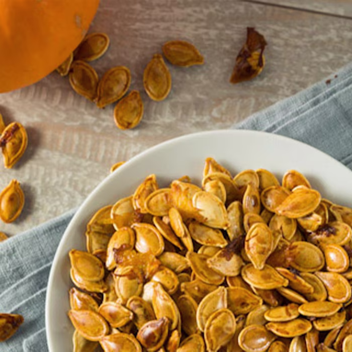Toasted Spiced Pumpkin Seeds