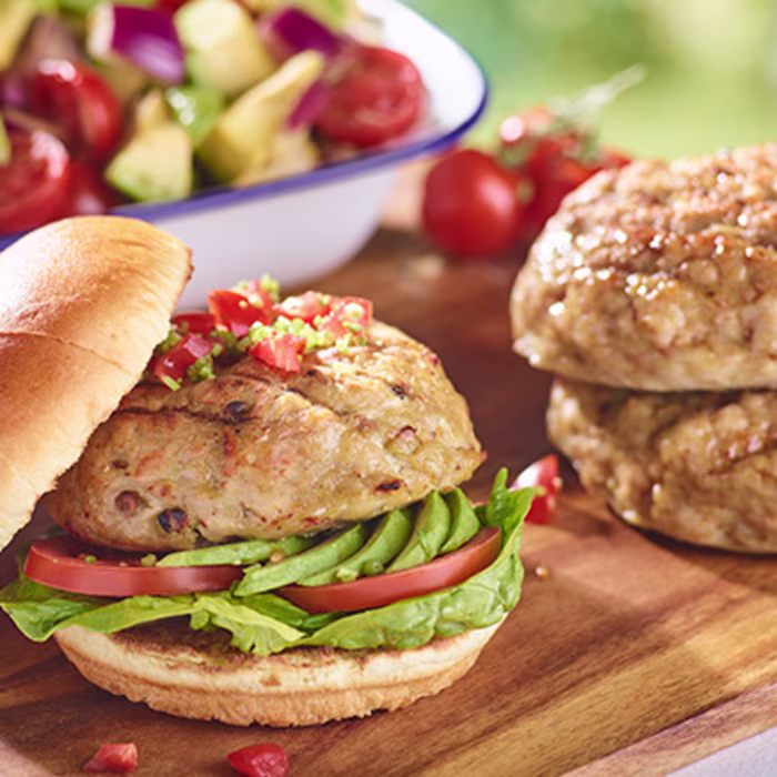 Chicken and Avocado Burgers