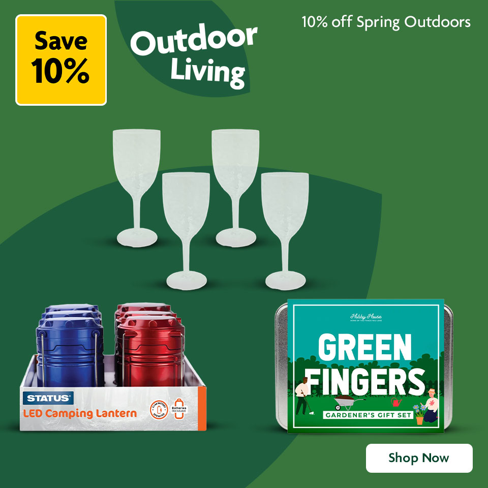 10% off Spring Outdoors