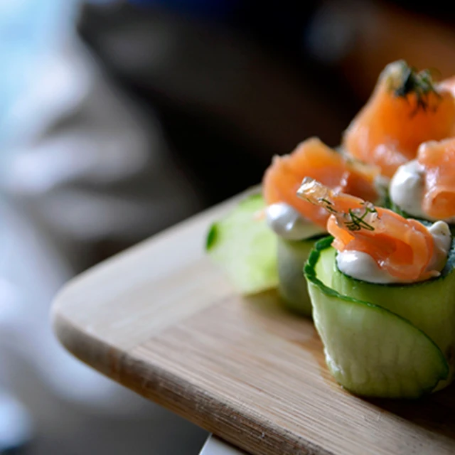 Smoked Salmon Cucumber Bites