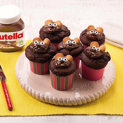 Cupcake Mouse with Nutella