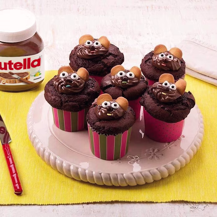 Cupcake Mouse with Nutella
