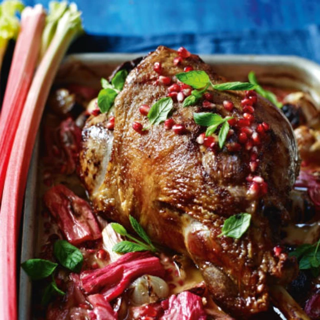 Lamb with Rhubarb
