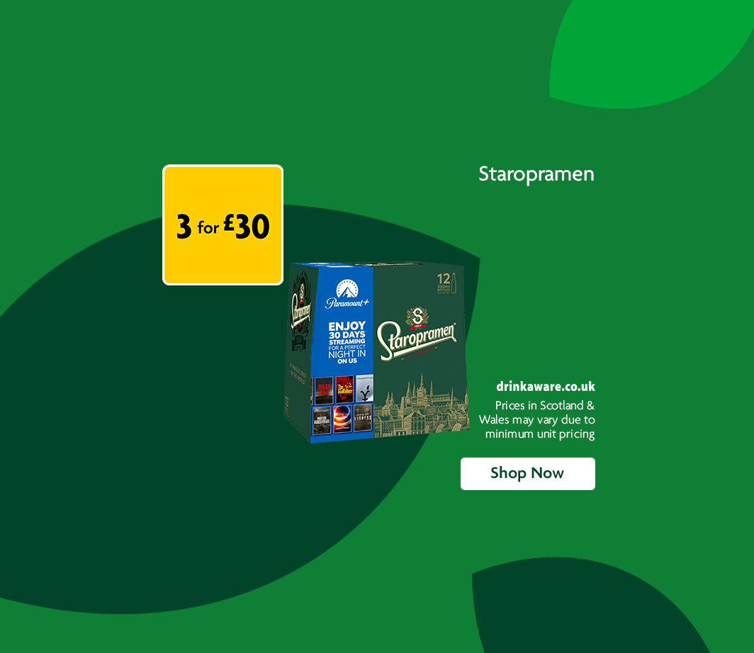 Staropramen promotional banner