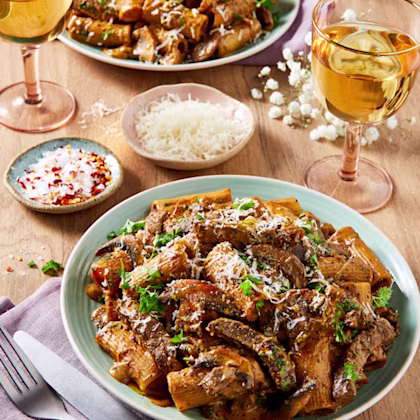Leftover Stroganoff