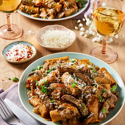 Leftover Stroganoff