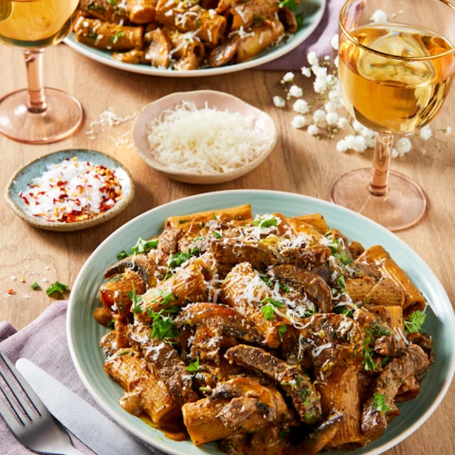 Leftover Stroganoff