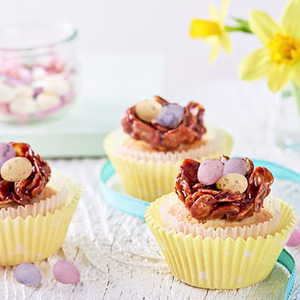 Easter Nest Cupcakes