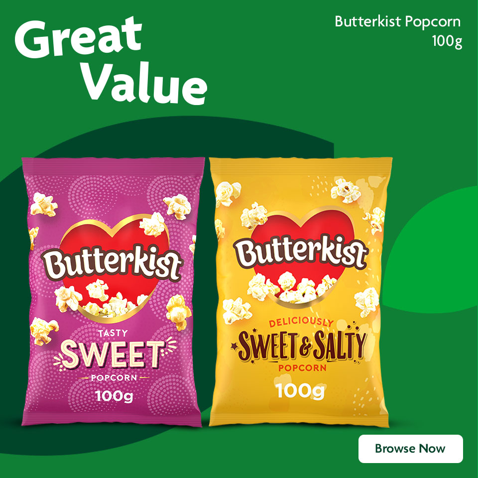 Butterkist Promotional Banner