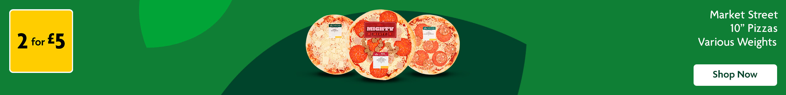 Morrisons Stonebaked Pizza Promotional Banner