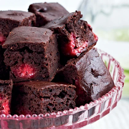 Raspberry and Chocolate Brownies