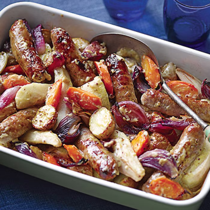 Cumberland Sausage Traybake