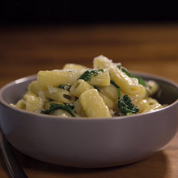 Goats Cheese & Spinach Rigatoni