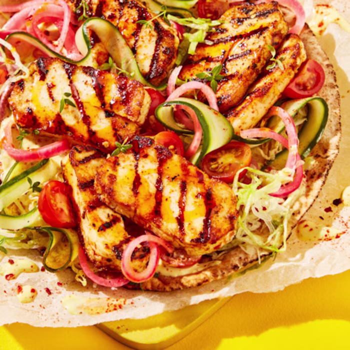 Halloumi Souvlaki