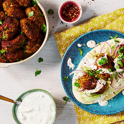 Chickpea, Courgette & Beef Koftas