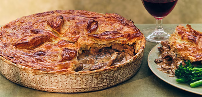 easy steak and mushroom pie