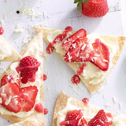 Strawberry Cheesecake Nachos