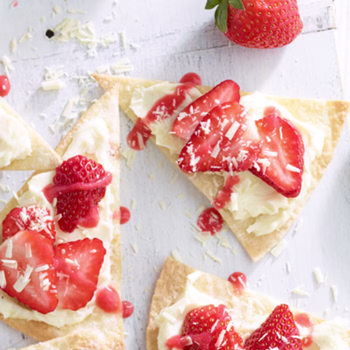 Strawberry Cheesecake Nachos