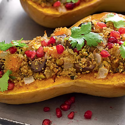Jewelled Stuffed Butternut Squash