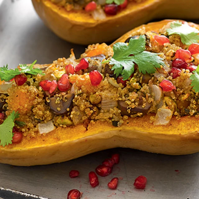 Jewelled Stuffed Butternut Squash