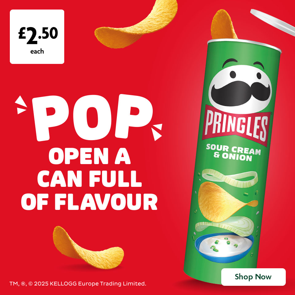 Pringles promotional banner