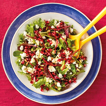 Feta and Pomegranate Salad