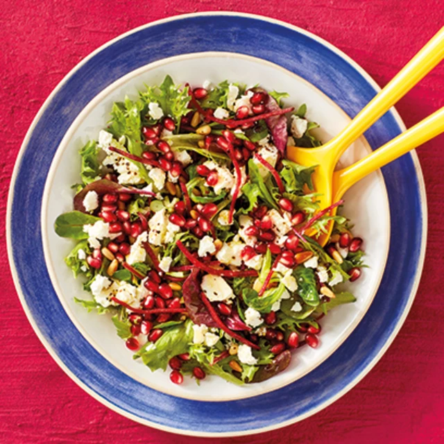 Feta and Pomegranate Salad