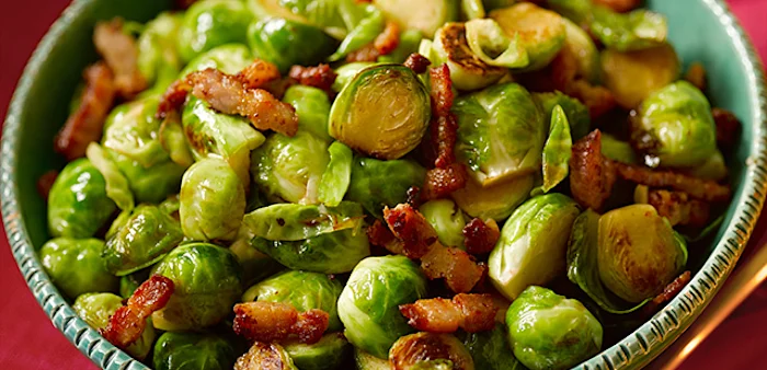 sprouts with diced pancetta