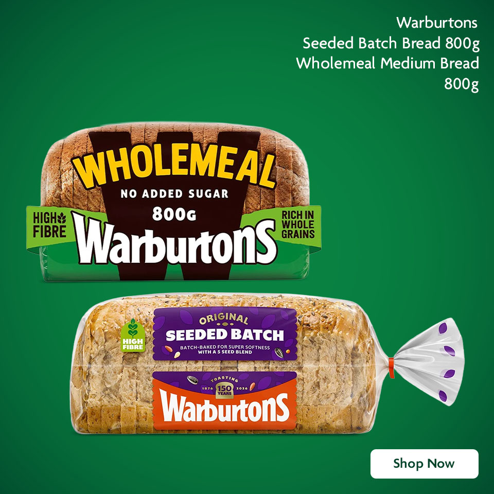 Warburtons promotional banner