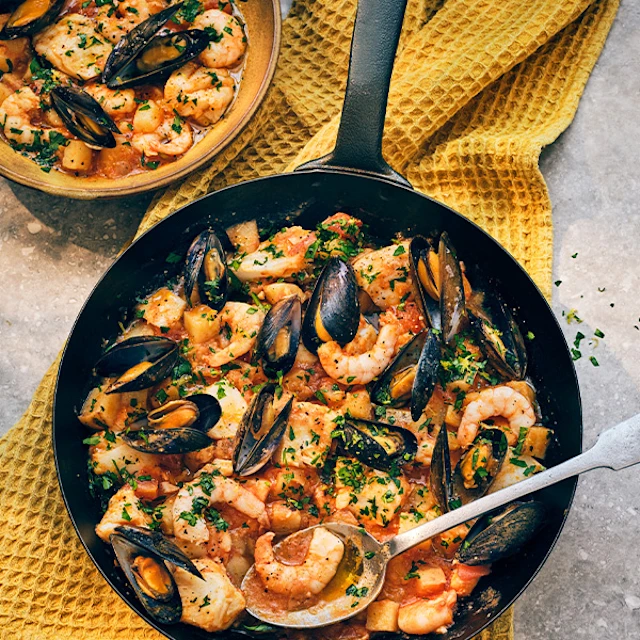 One-Pan Paprika Fish & Potato Stew