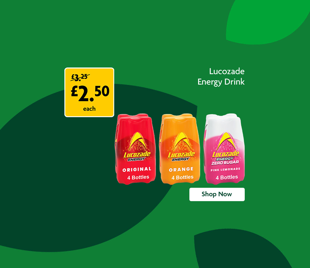 Lucozade Promotional Banner