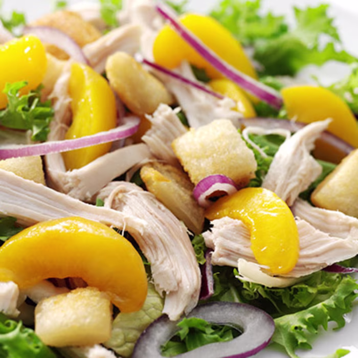 Chicken and Peach Salad