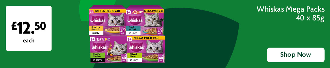 Whiskas promotional banner