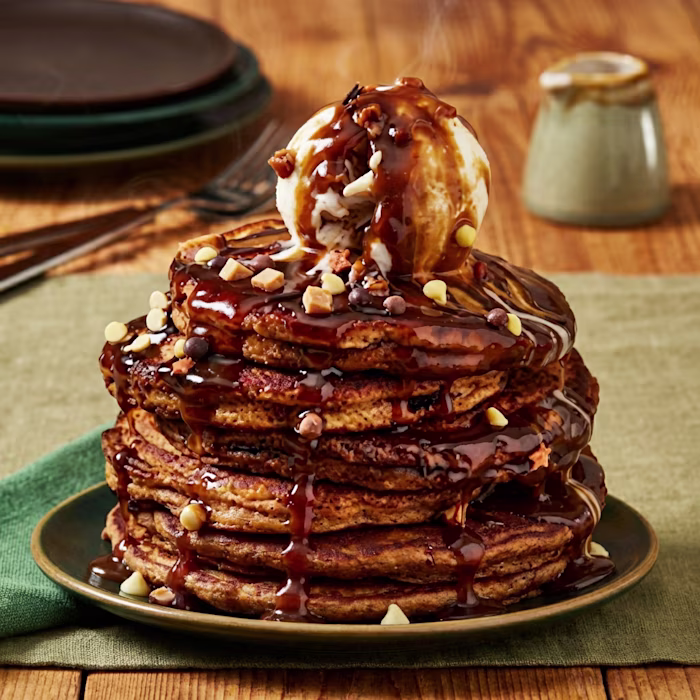 Sticky Toffee Pancakes