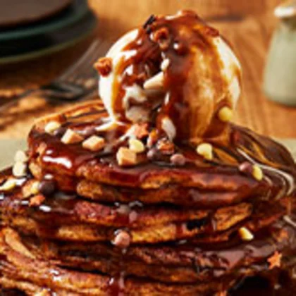 Sticky Toffee Pancakes