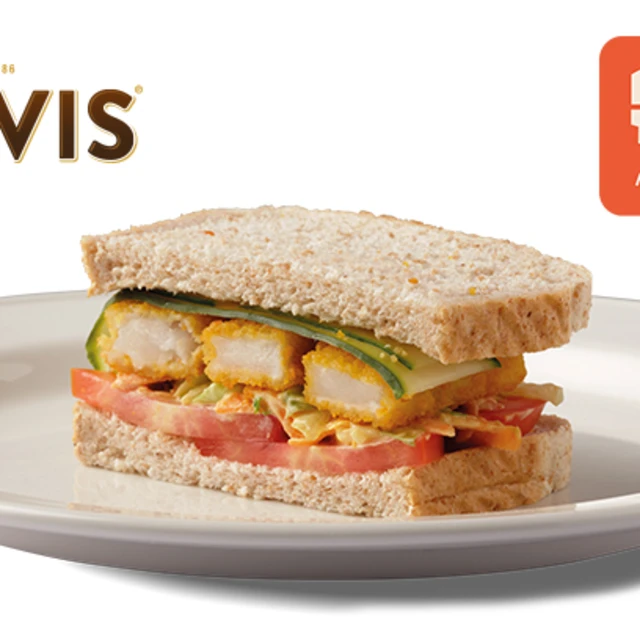 Mega Fish Finger Butty