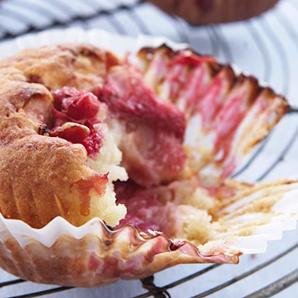 Strawberry and Banana Muffins