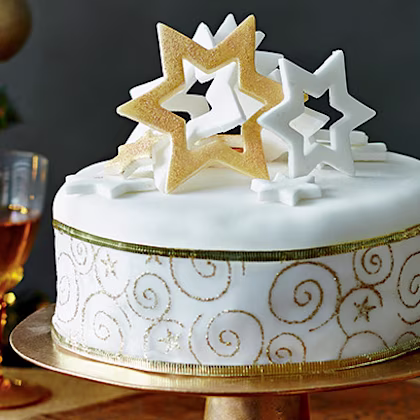 Starburst Christmas Cake