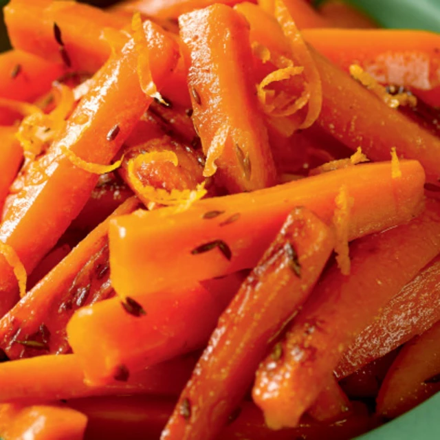 Butter Steamed Carrots with Toasted Cumin