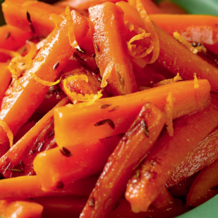 Butter Steamed Carrots with Toasted Cumin