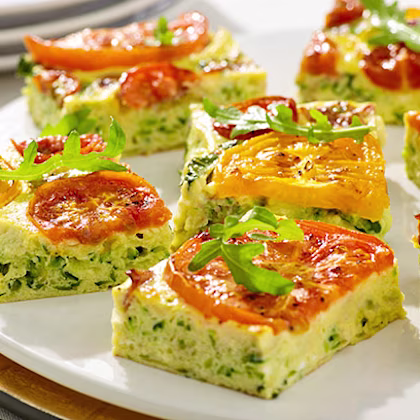 Tomato and Courgette Frittata